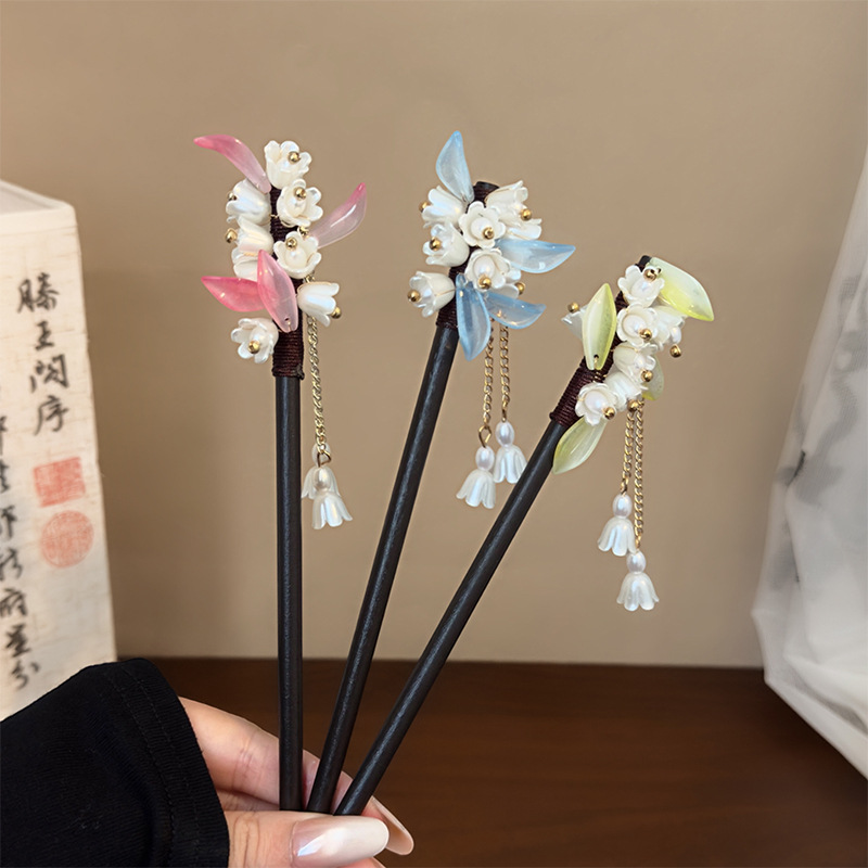 Women'S Hair Accessories Wedding - Chinese Style Traditional Hairpin Lily of