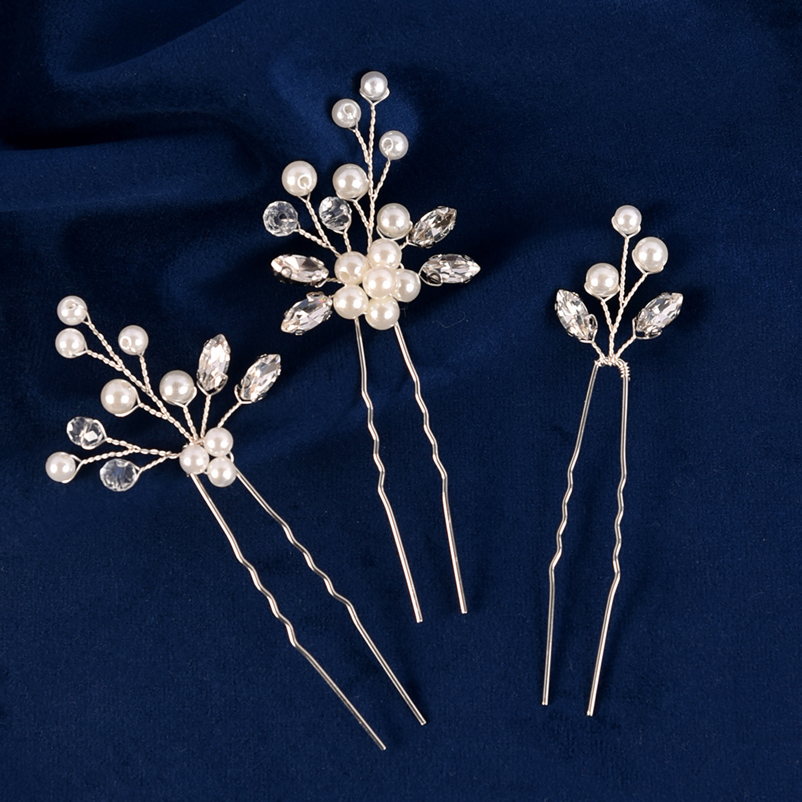 Pearl Hair Pin - 3pcs Bride Hairpin Trendy Hair Clip
