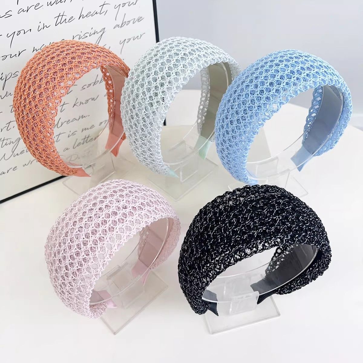 Women'S Accessories New Look - Knitted wide edge headband is simple,