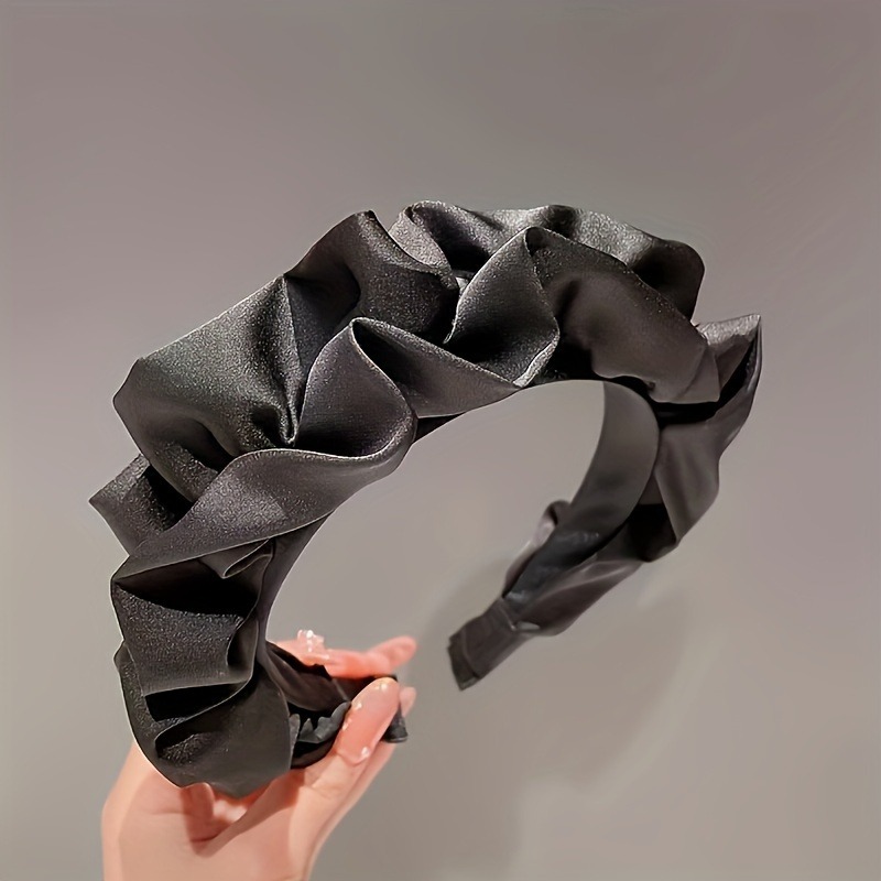 Women'S Accessories Go Outdoors - 1Pcs high cranial top pleated headband