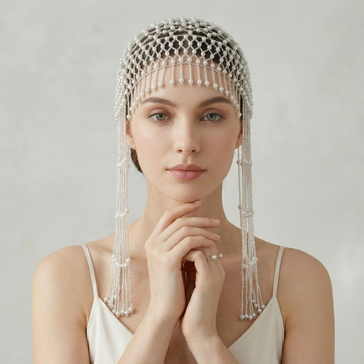 Luxury Pearls Beaded Headwrap  - Women'S Hair Accessories Wedding recension och pris
