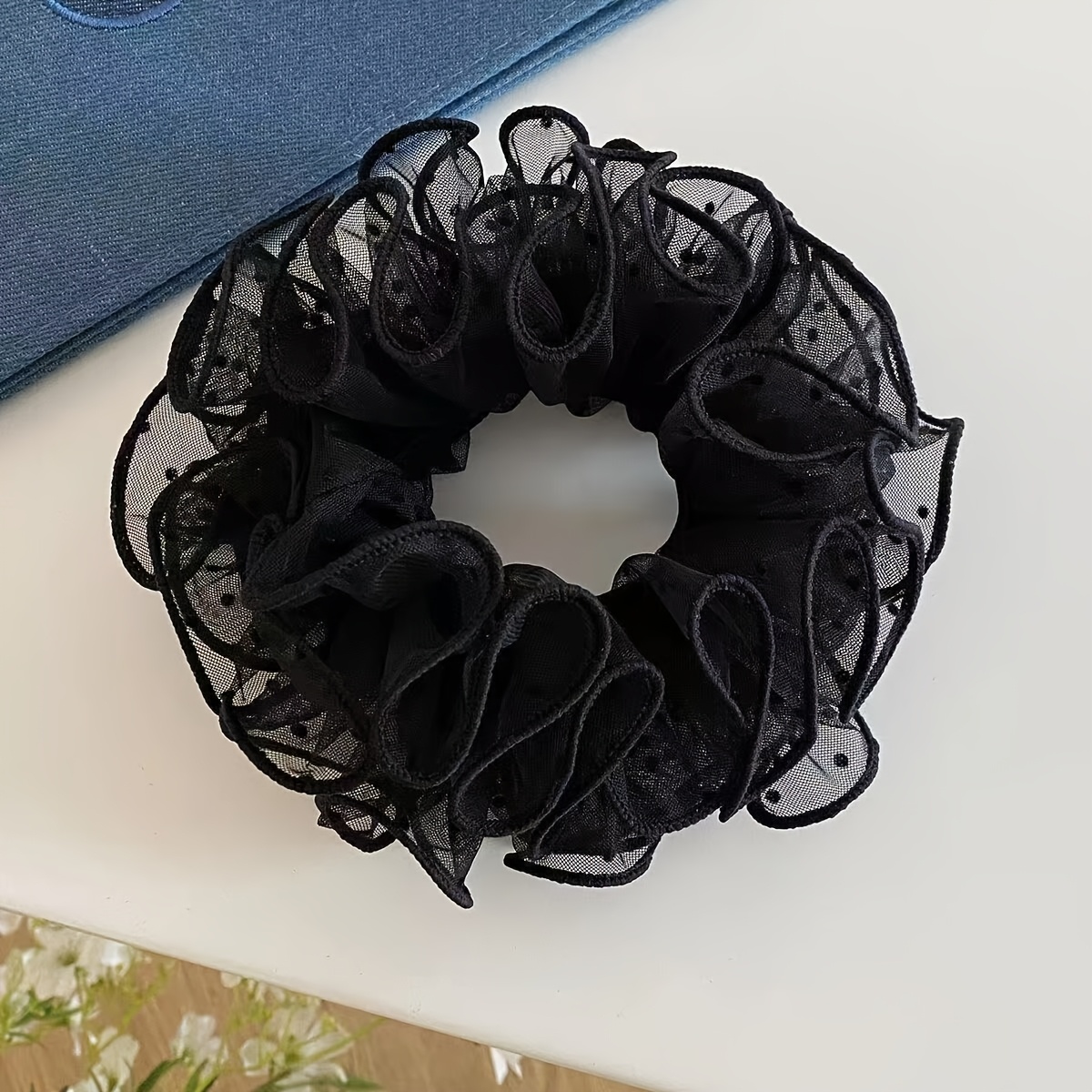 2-Pack Black Mesh Hair Ties, F - Women'S Accessories Go Outdoors recension och pris