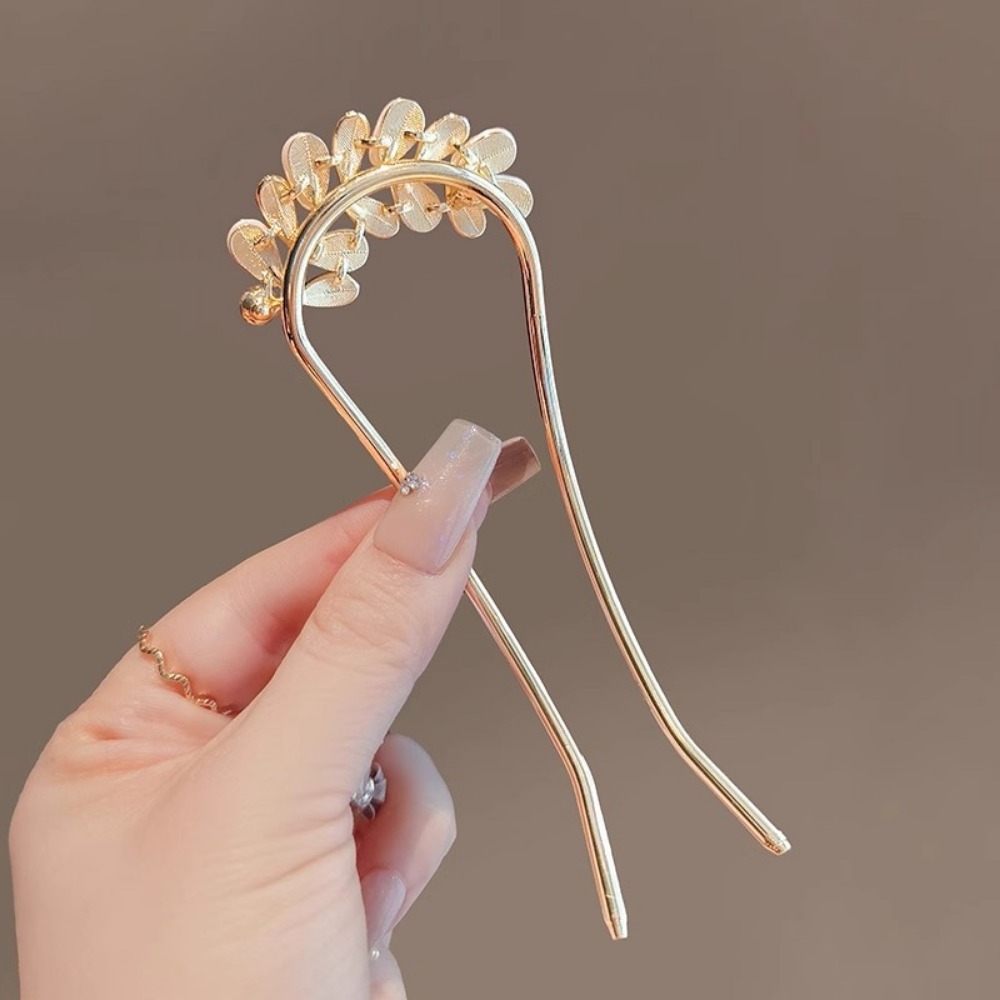 1pc Fashion U-shaped Metal She - Pearl Hair Pin recension och pris