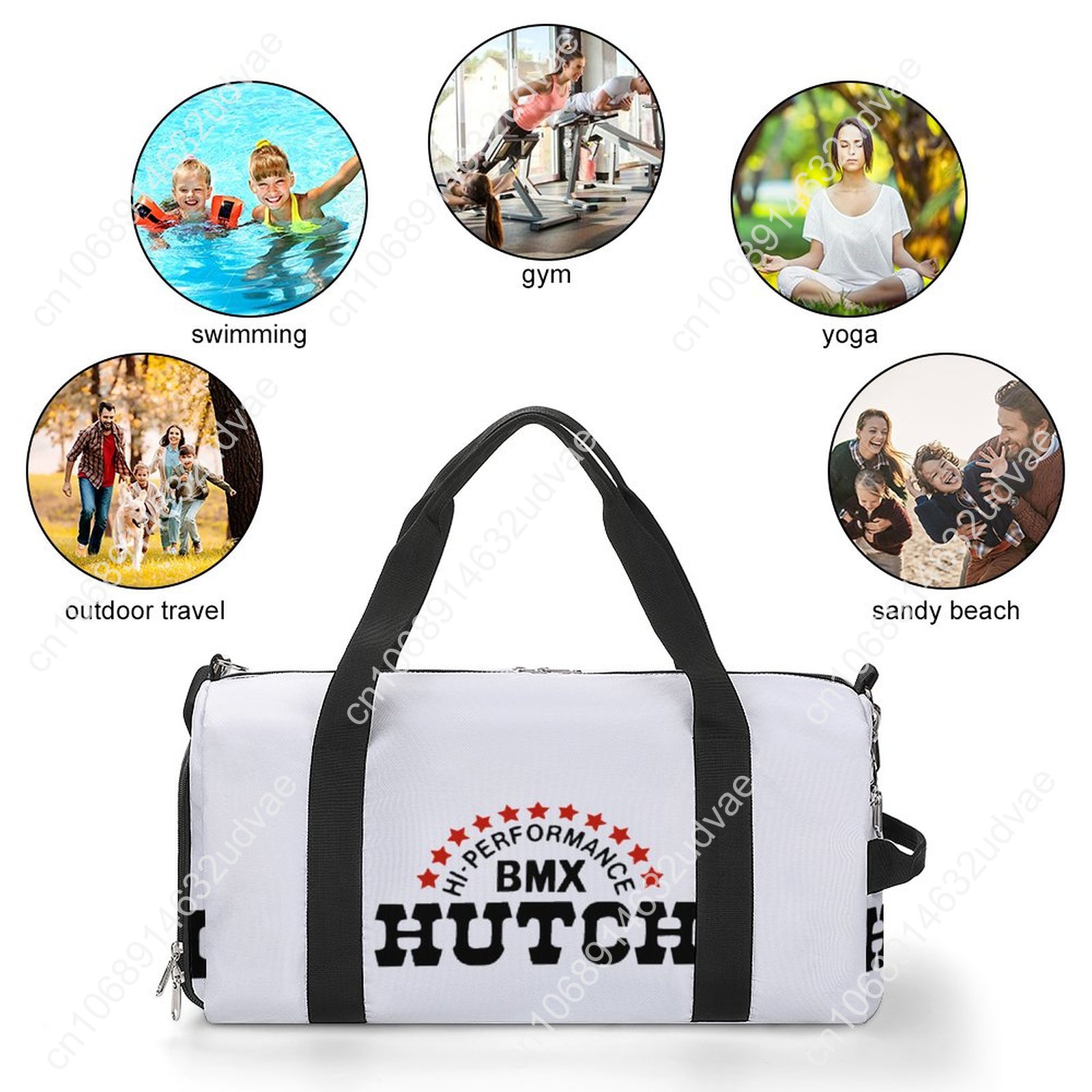 Hutch BMX Logo Gym Bag Vintage - Women Accessories Logo Design recension och pris