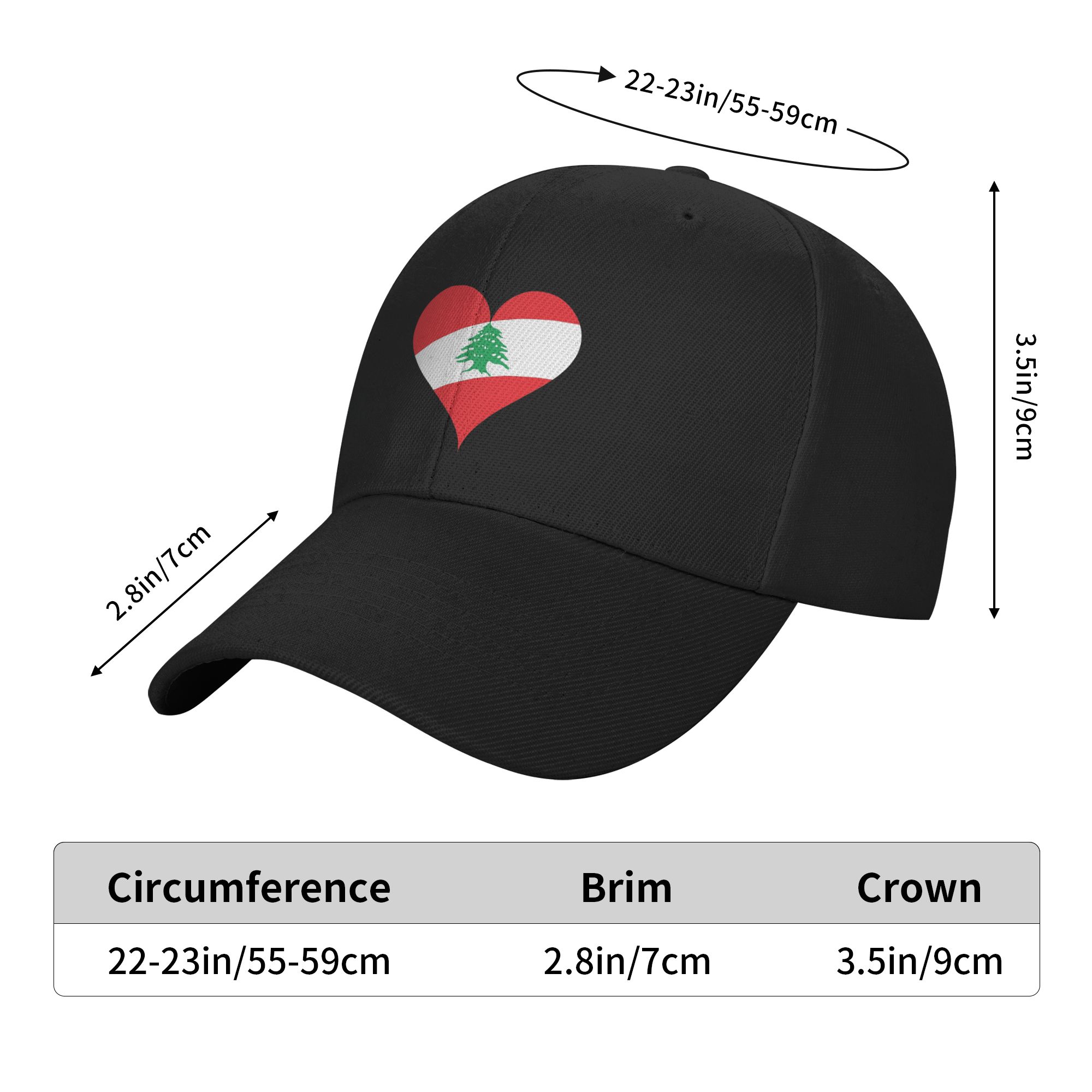 Men Women Lebanon Flag Heart A - Women Accessories Lebanon recension och pris
