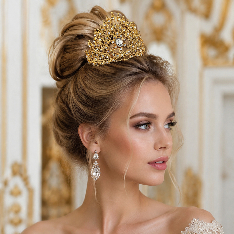 Luxury Thai Crown Rhinestone B - Women'S Hair Accessories Wedding recension och pris