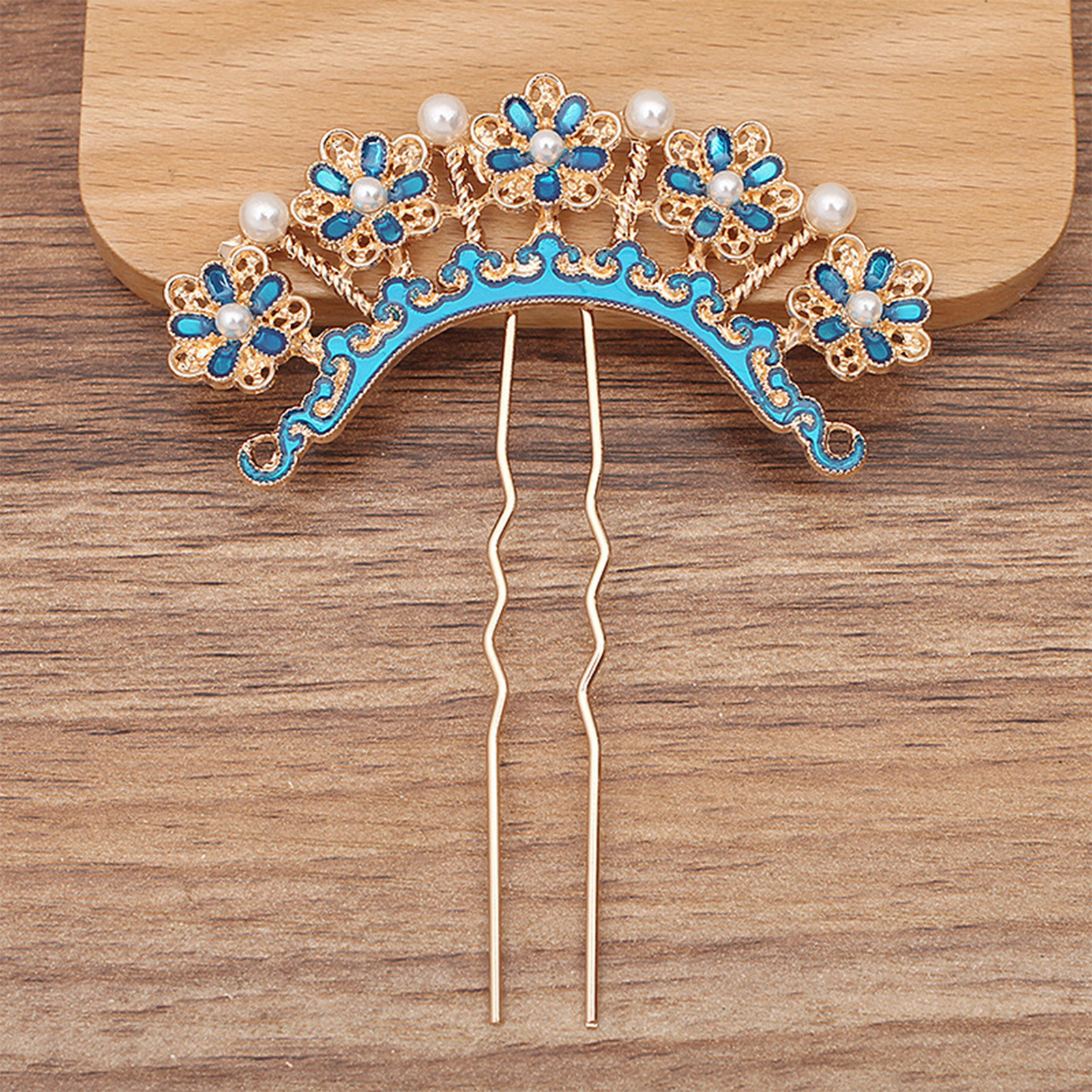 Traditional Enamel Hairpins wi - Pearl Hair Pin recension och pris