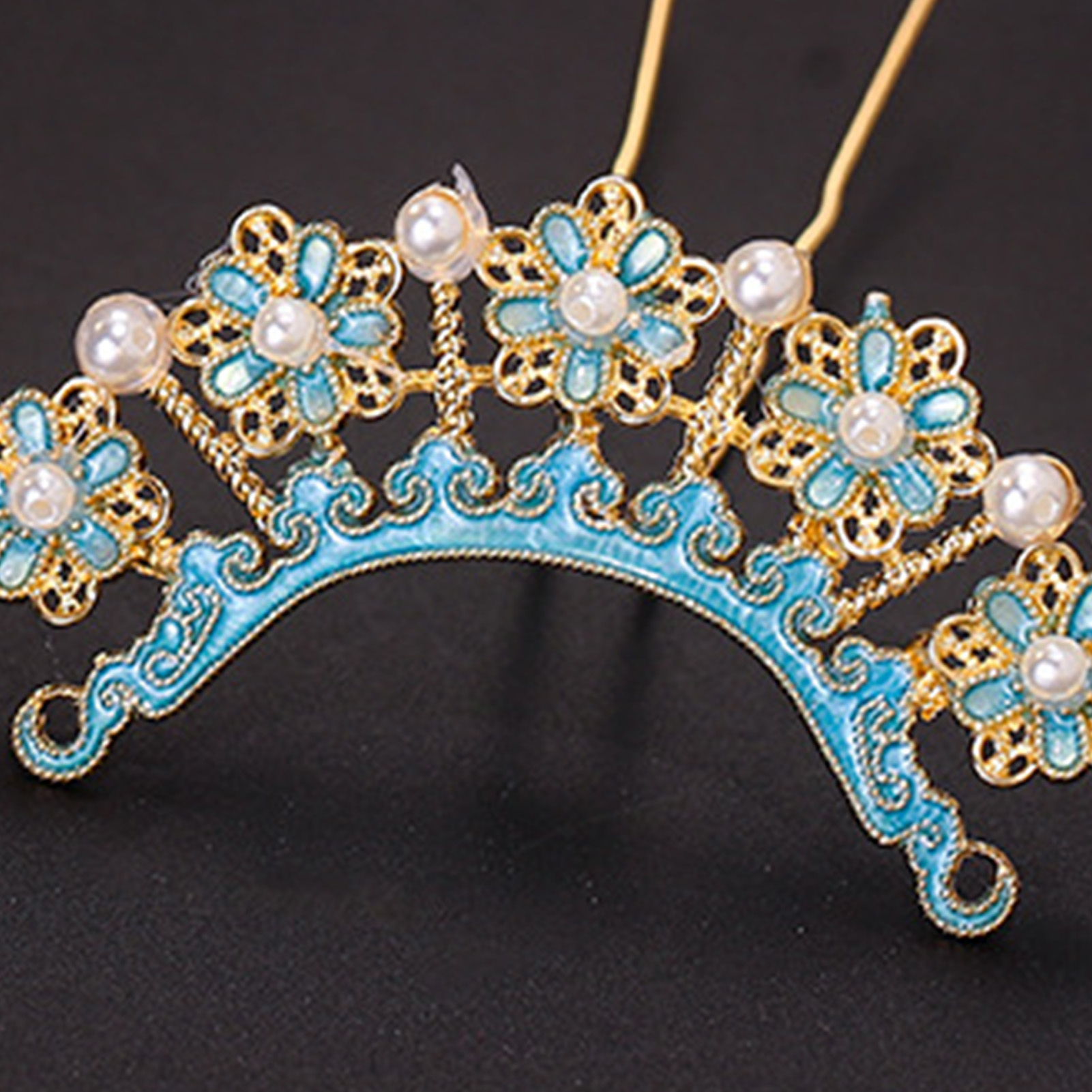 Traditional Enamel Hairpins wi - Pearl Hair Pin recension och pris