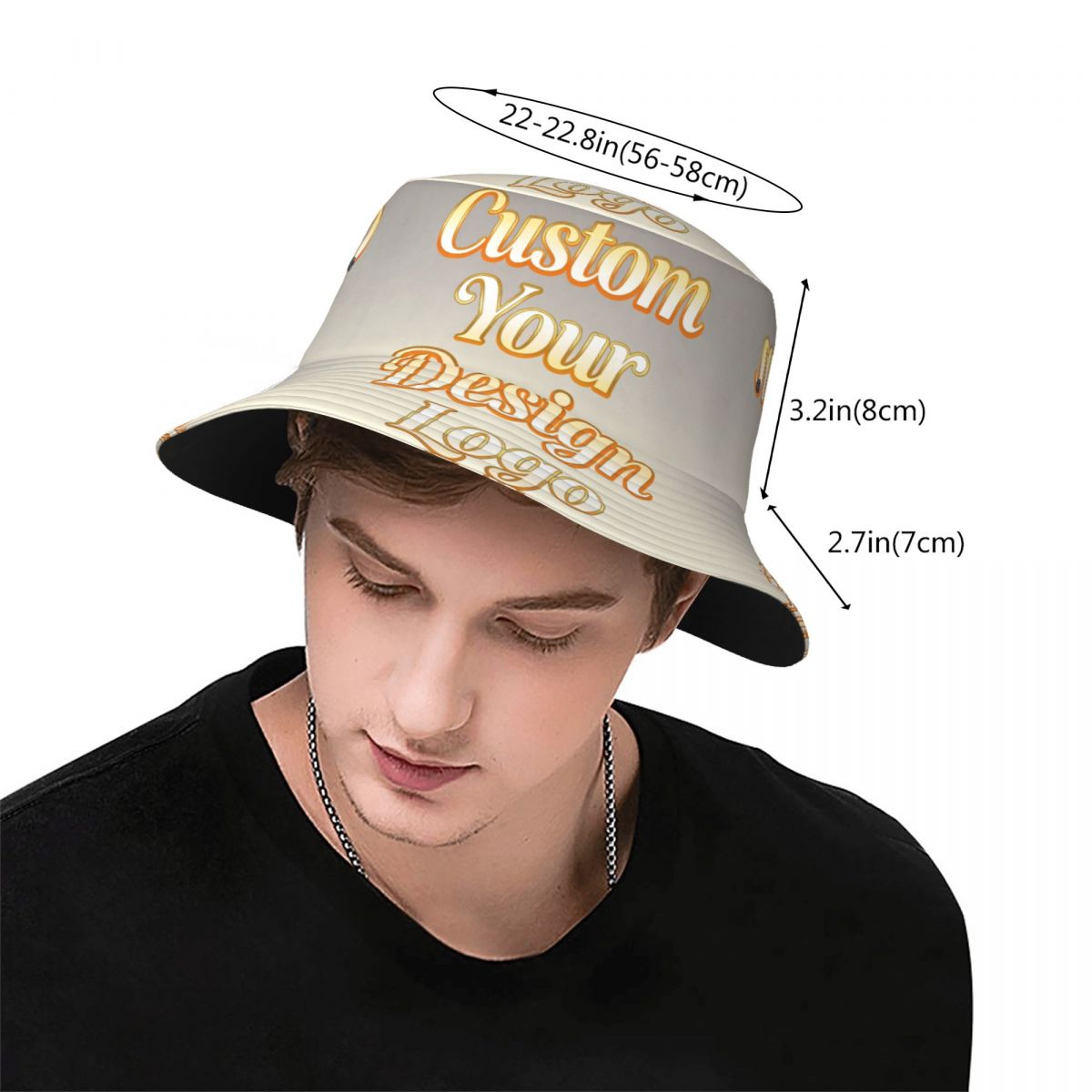 Custom Your Photo Name Bucket  - Women Accessories Logo Design recension och pris