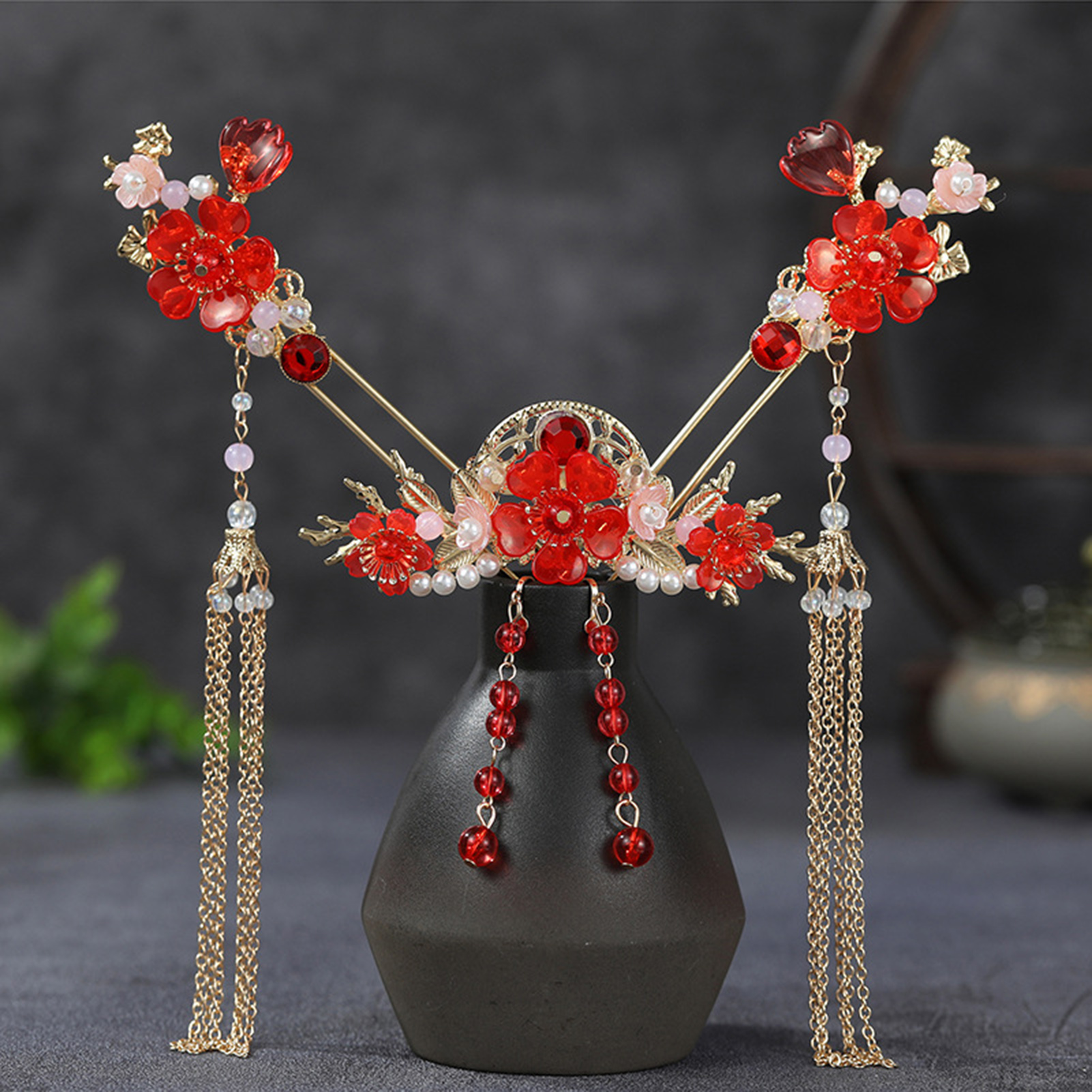 Ancient Wedding Hairpin Sets F - Pearl Hair Pin recension och pris
