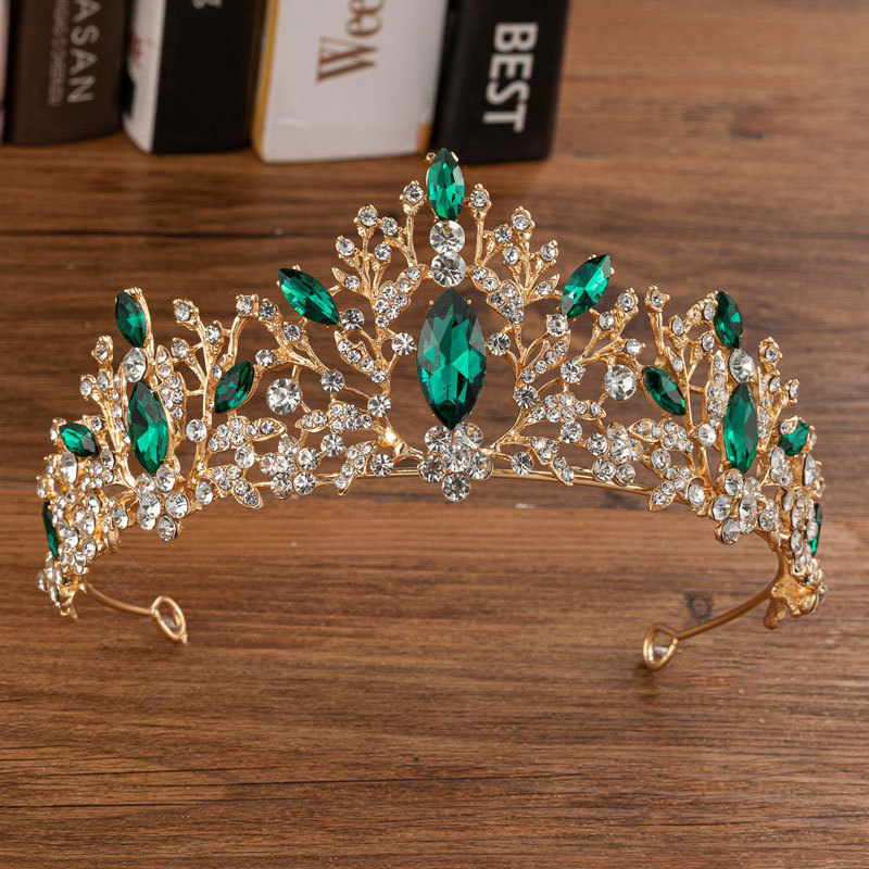 Tiara Colorful Rhinestone Quee - Women'S Hair Accessories Wedding recension och pris