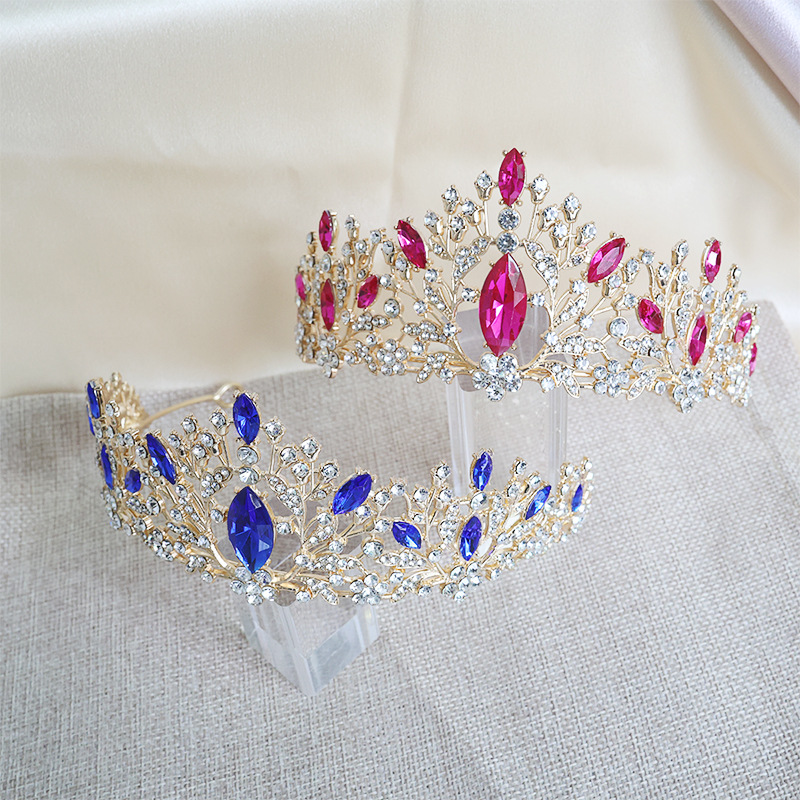 Tiara Colorful Rhinestone Quee - Women'S Hair Accessories Wedding recension och pris