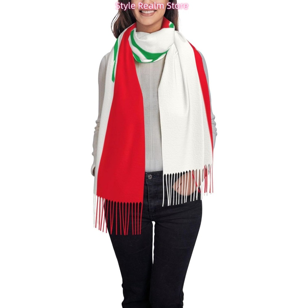 Flag Of Lebanon Print Polyeste - Women Accessories Lebanon recension och pris