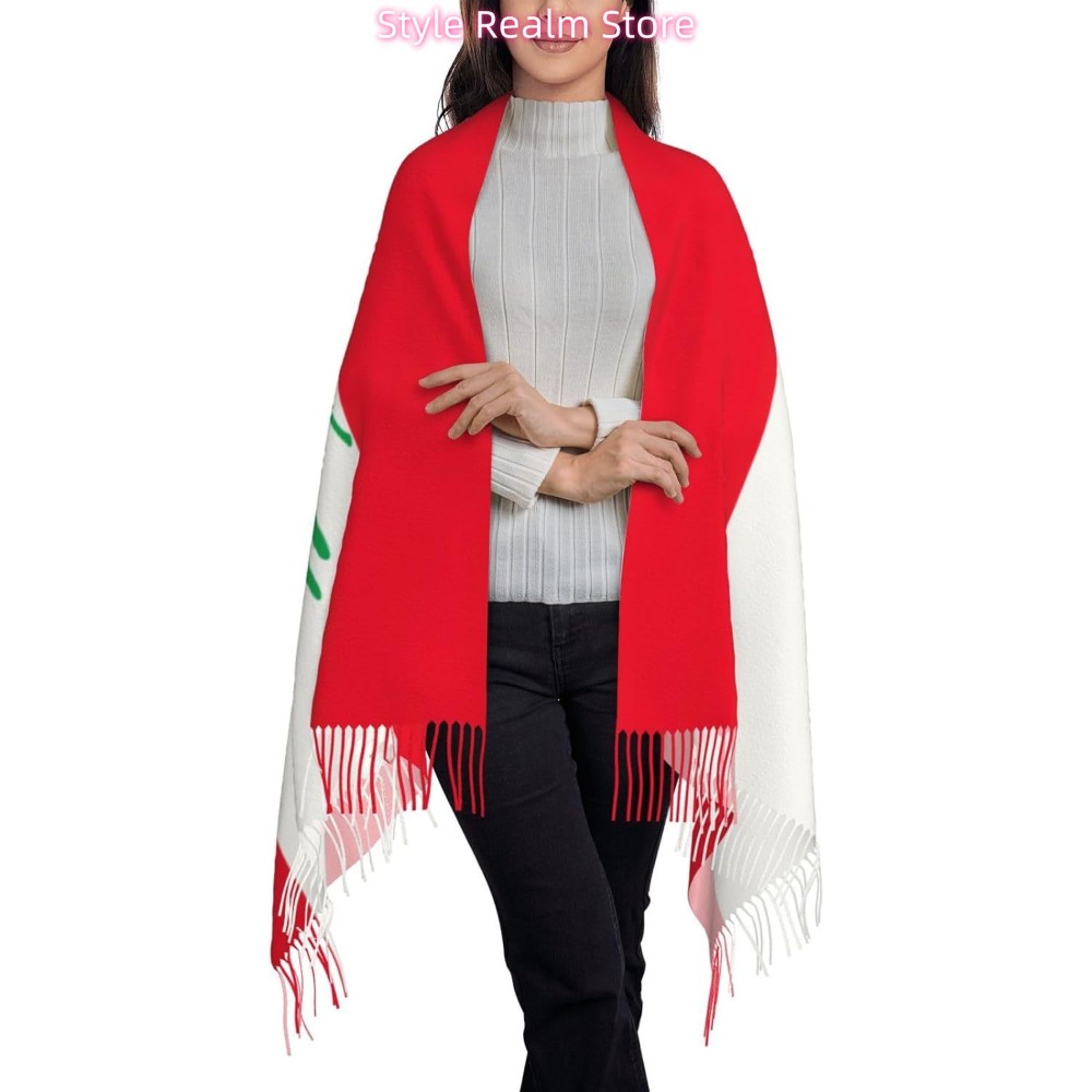 Flag Of Lebanon Print Polyeste - Women Accessories Lebanon recension och pris