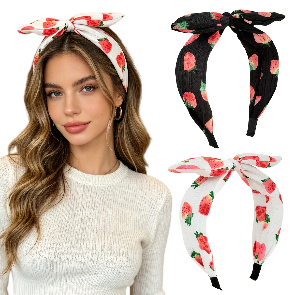 Strawberry printed bow rabbit  - Women'S Accessories Go Outdoors recension och pris
