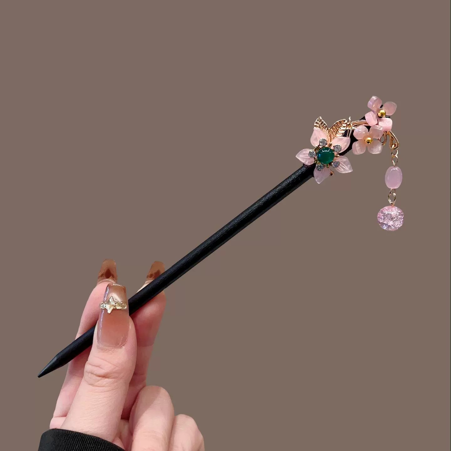 Antique Wooden Hairpin Women's - Pearl Hair Pin recension och pris