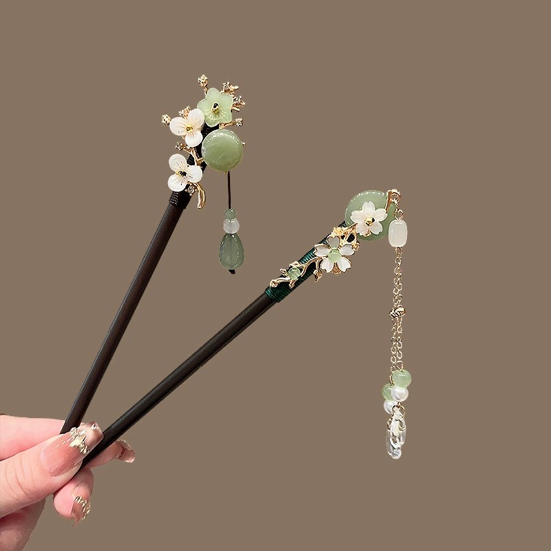 Antique Wooden Hairpin Women's - Pearl Hair Pin recension och pris