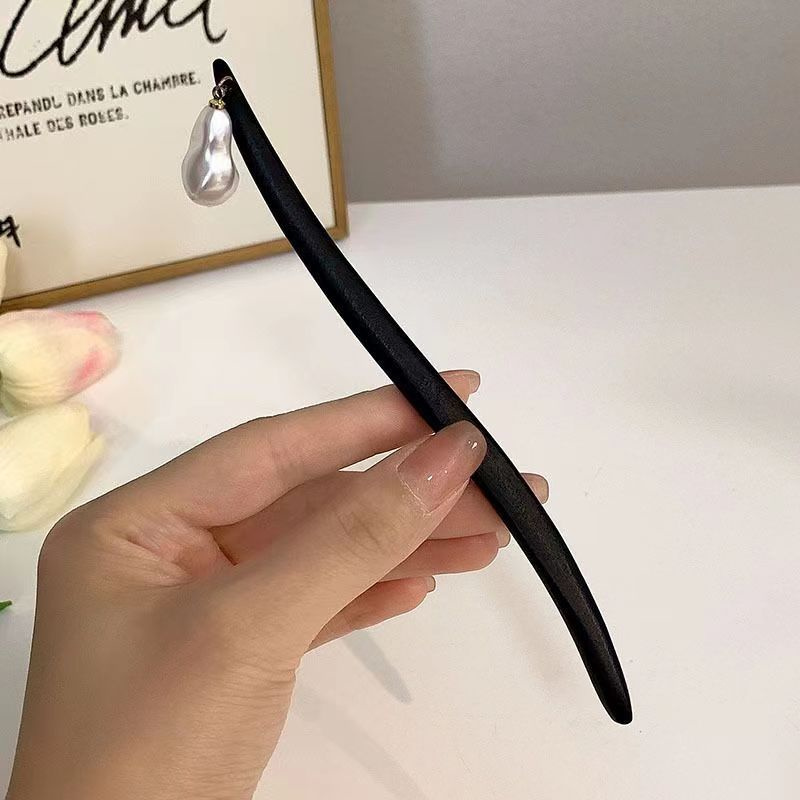 Vintage Chinese Style Wooden F - Pearl Hair Pin recension och pris