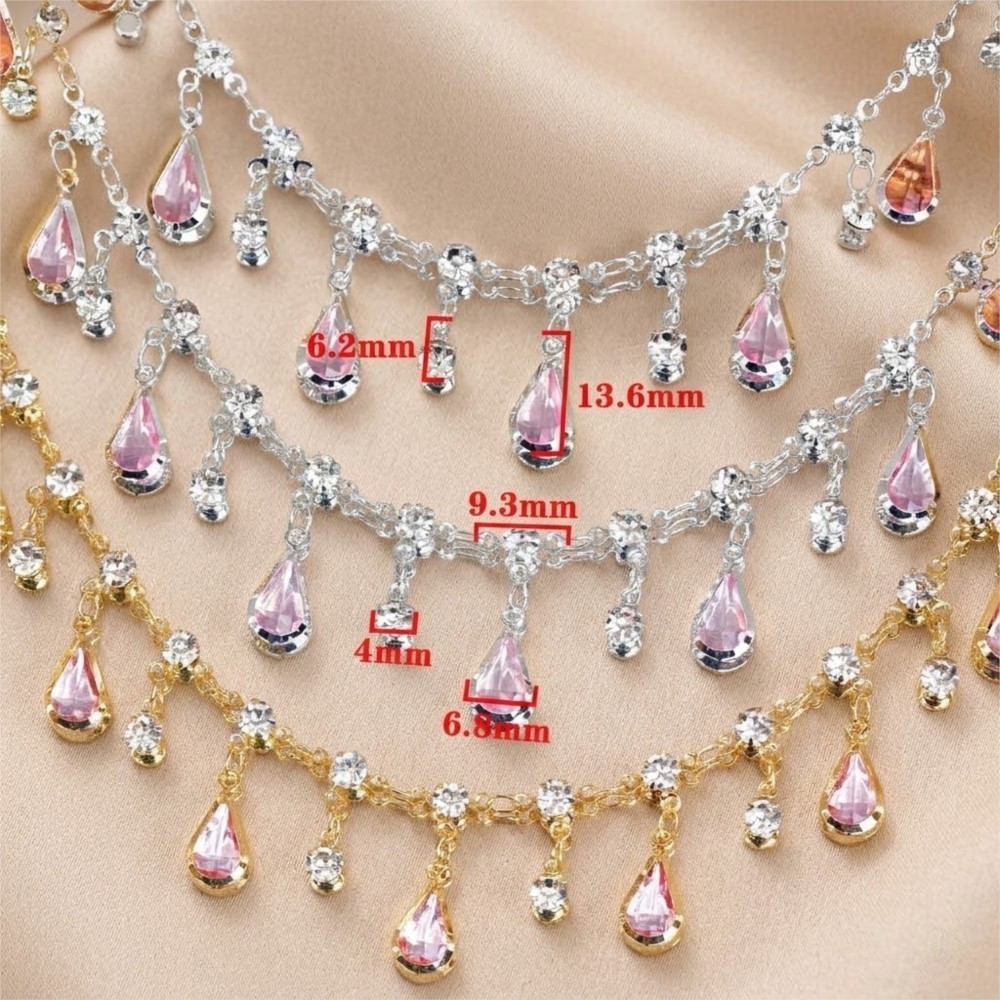 0.5/1m Teardrop Rhinestone Tas - Women'S Clothing And Accessories recension och pris