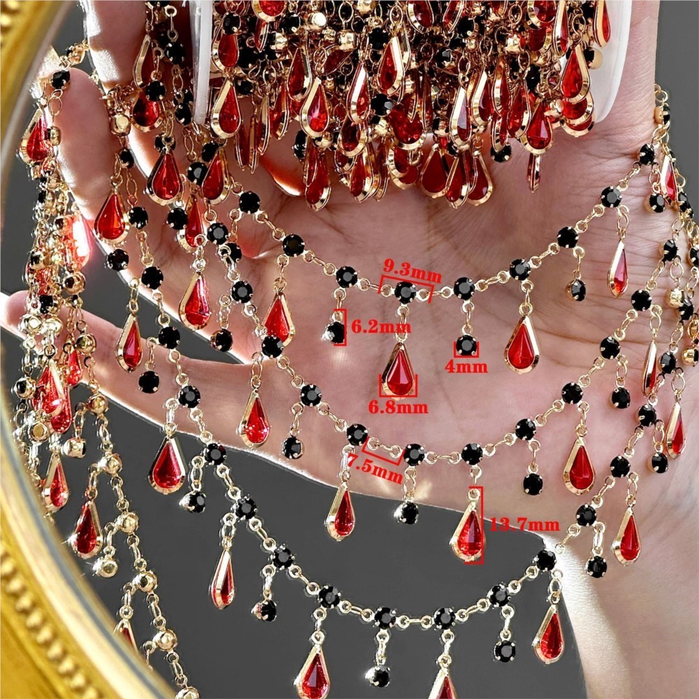 0.5/1m Teardrop Rhinestone Tas - Women'S Clothing And Accessories recension och pris