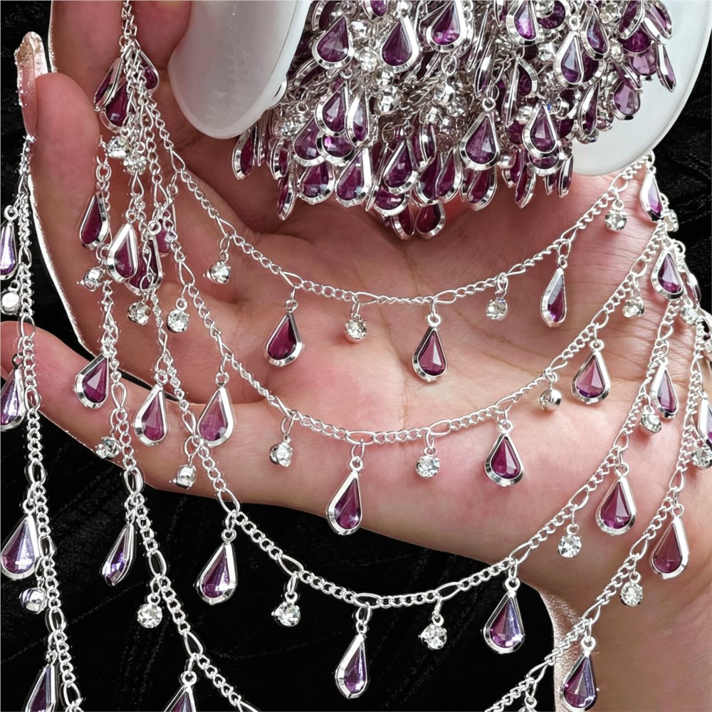 0.5/1m Teardrop Rhinestone Tas - Women'S Clothing And Accessories recension och pris