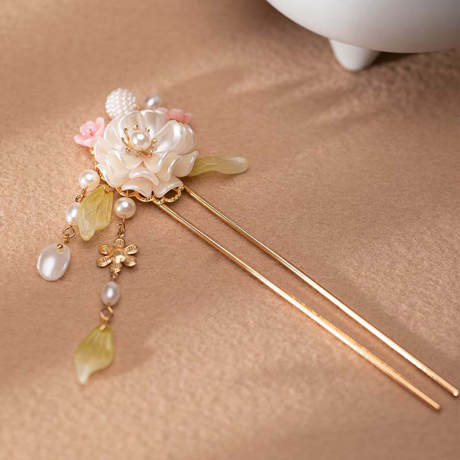 U Shaped Hair Sticks Forks Whi - Pearl Hair Pin recension och pris