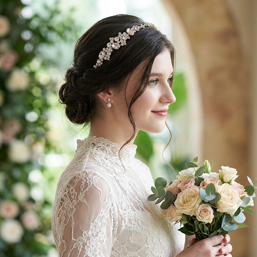 Alloy Rhinestone Crown Headban - Women'S Hair Accessories Wedding recension och pris