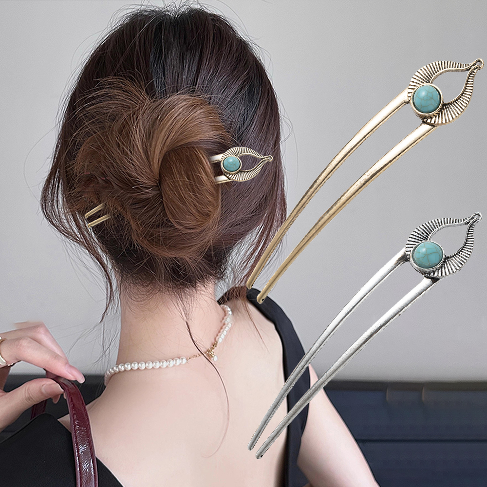 Egypt Turquoise U Shape Hair F - Pearl Hair Pin recension och pris