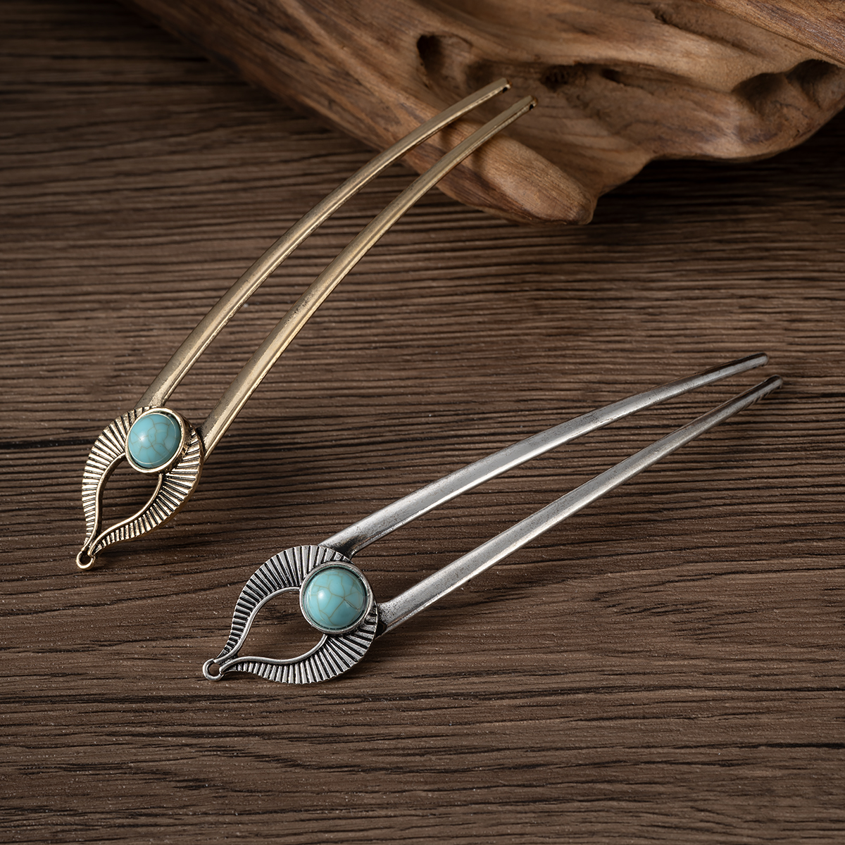 Egypt Turquoise U Shape Hair F - Pearl Hair Pin recension och pris