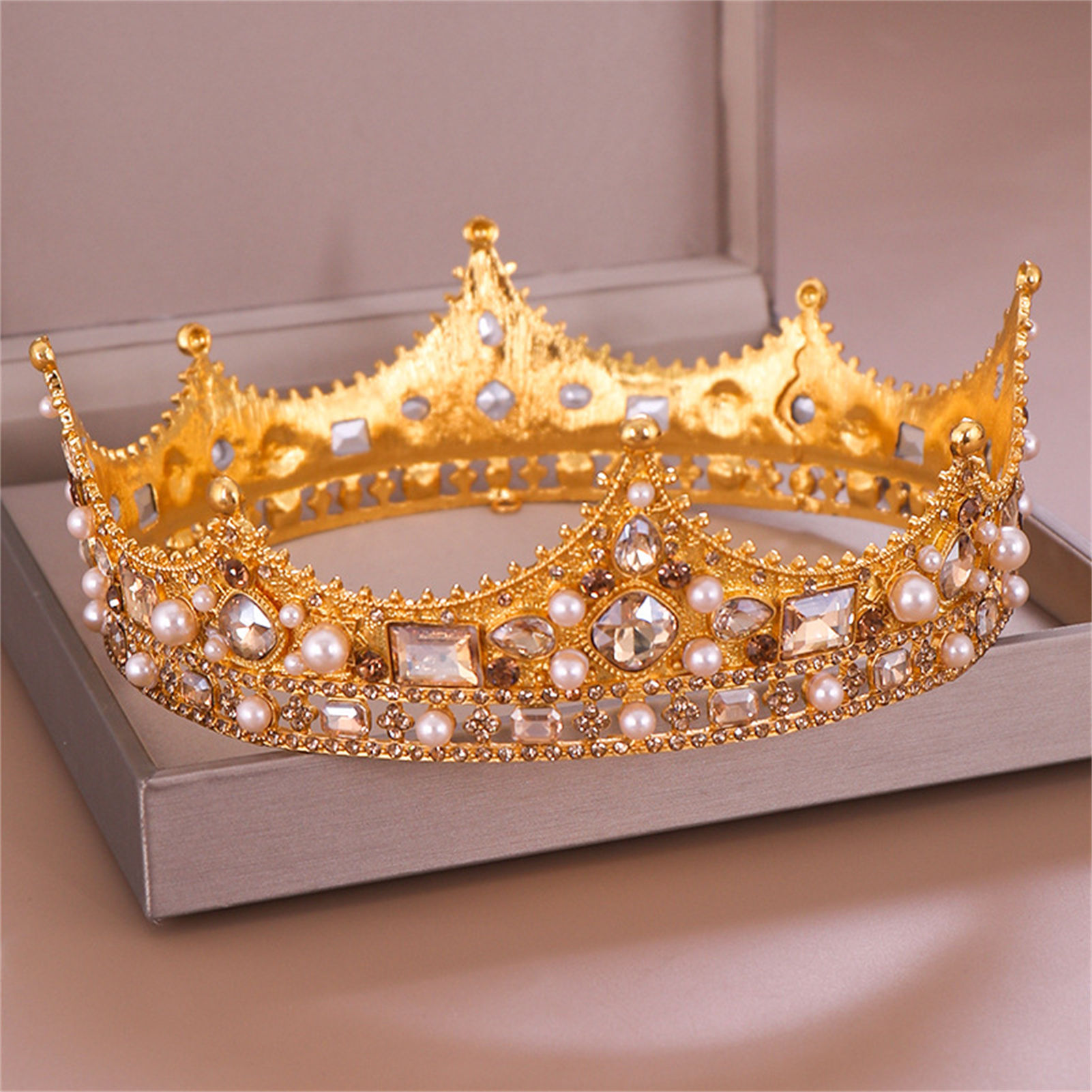 Alloy Crown Tiara Retro Bridal - Women'S Hair Accessories Wedding recension och pris