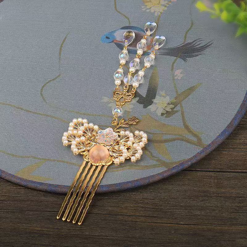 Hanfu Versatile Hair Comb, Gol - Pearl Hair Pin recension och pris