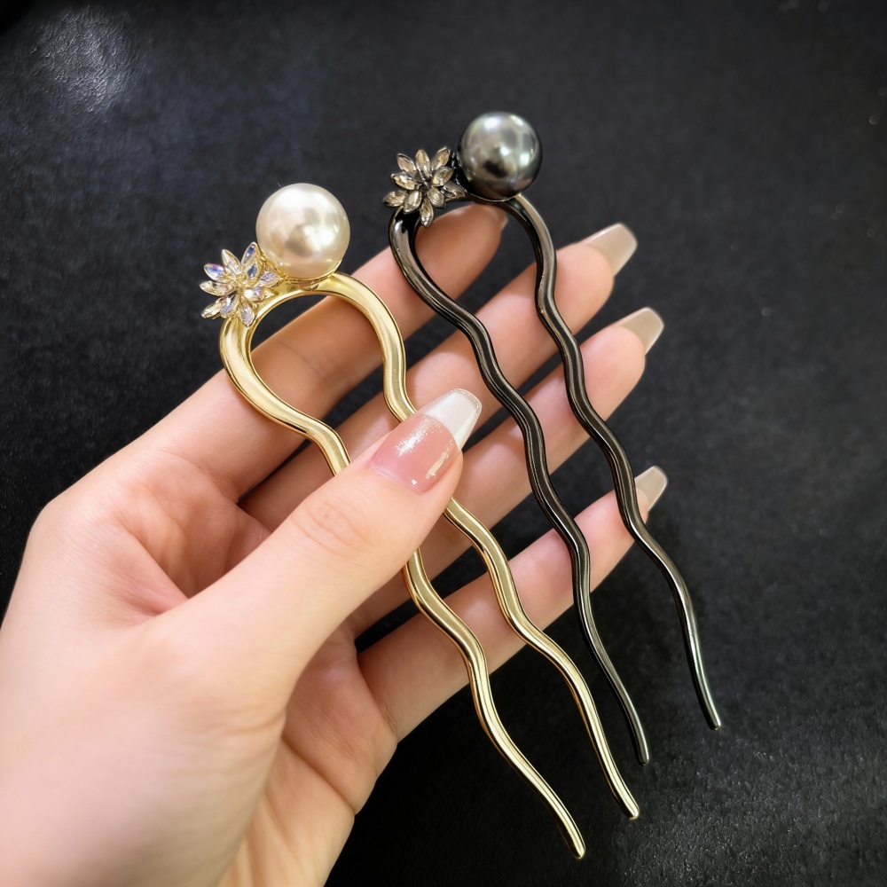 Luxury Metal Hairpins Girls Pe - Pearl Hair Pin recension och pris