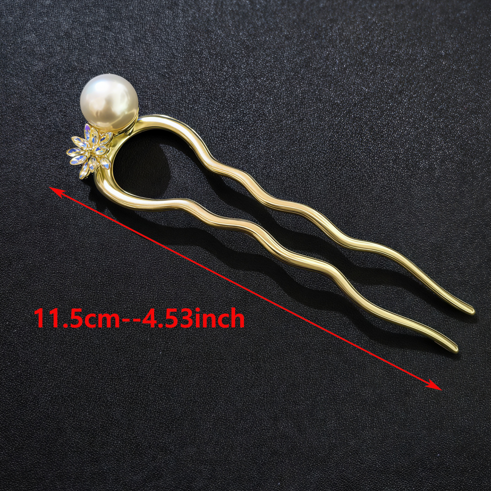 Luxury Metal Hairpins Girls Pe - Pearl Hair Pin recension och pris