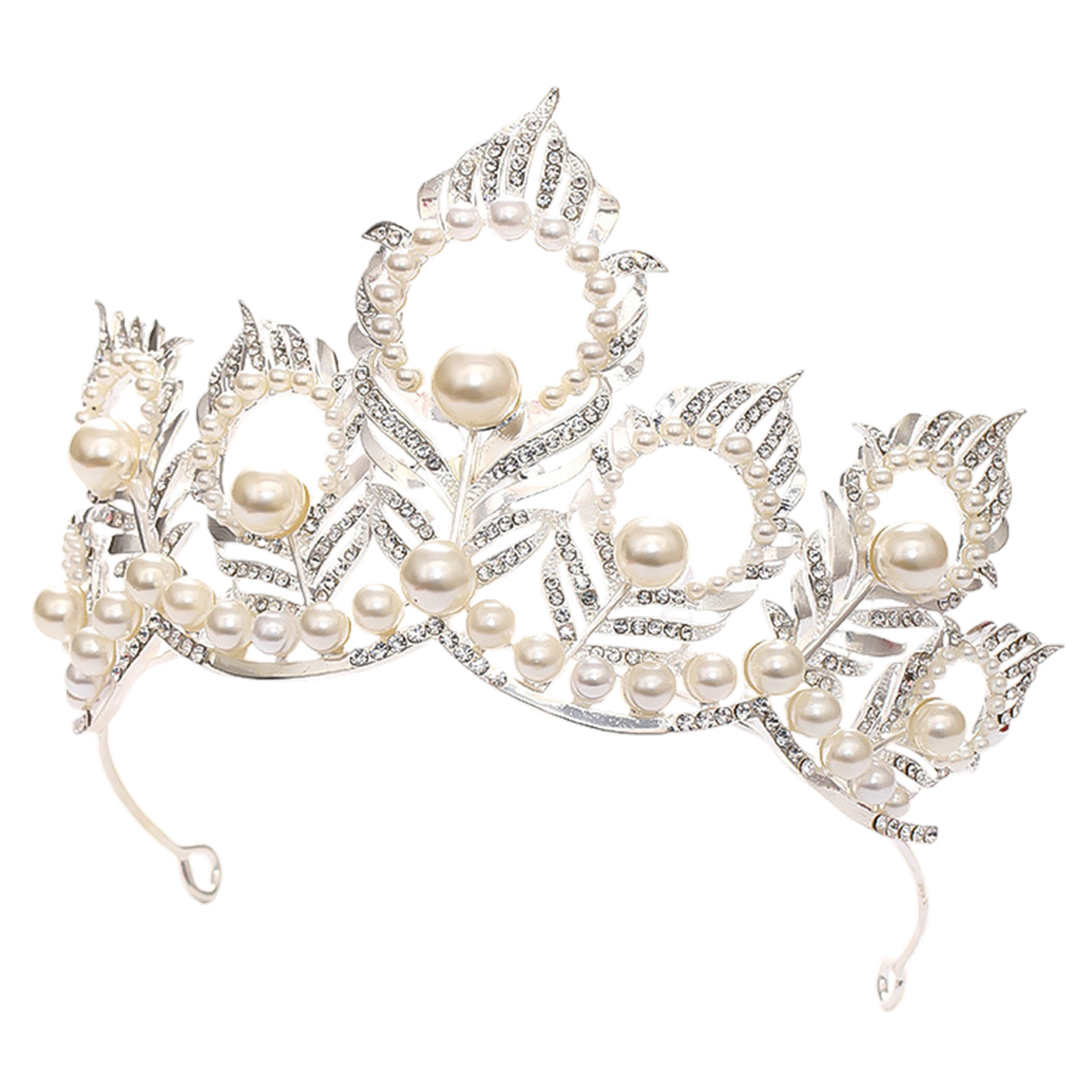 Pearl Crown Headpiece With Pea - Women'S Hair Accessories Wedding recension och pris