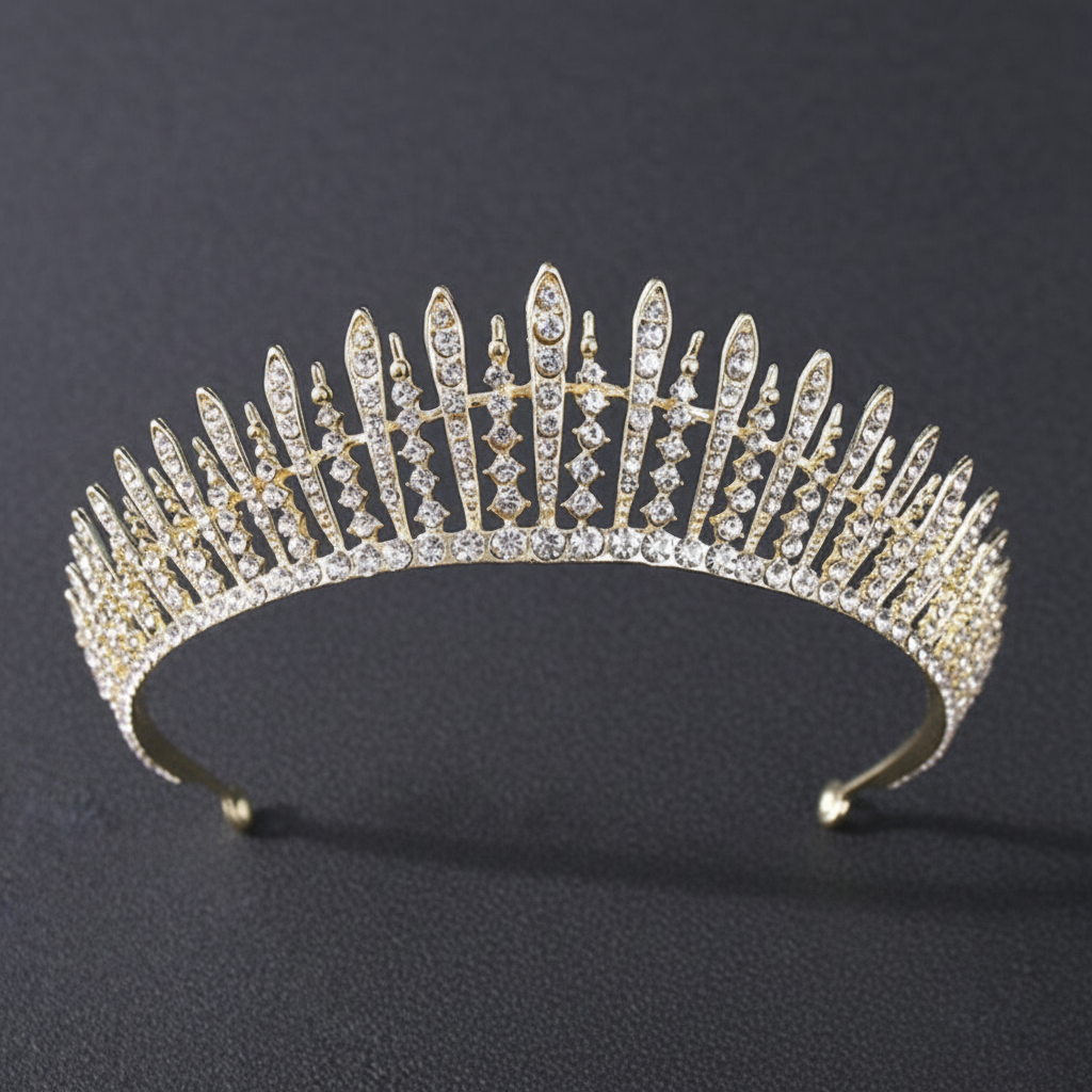 Bridal Crystal-Crown Headband  - Women'S Hair Accessories Wedding recension och pris