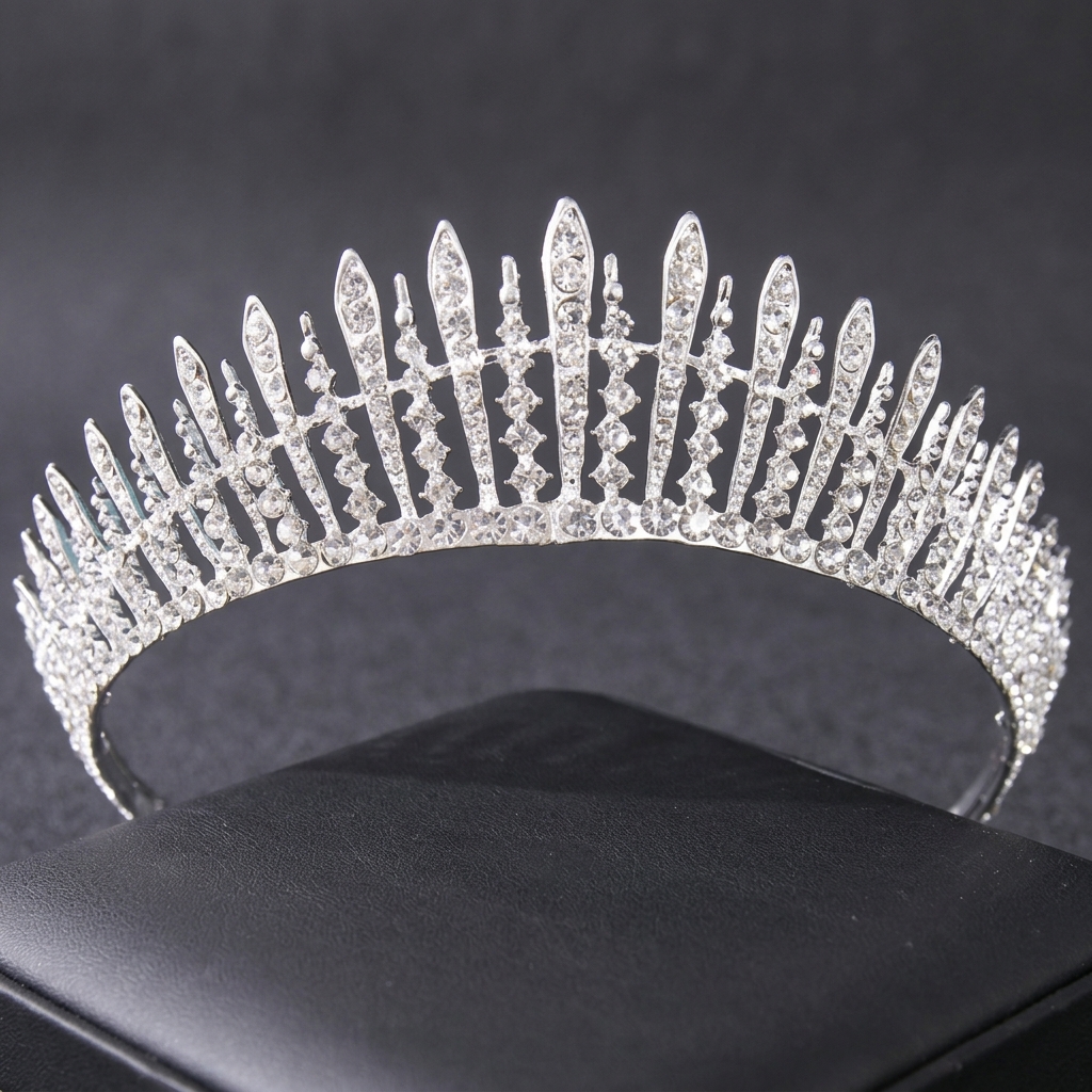 Bridal Crystal-Crown Headband  - Women'S Hair Accessories Wedding recension och pris