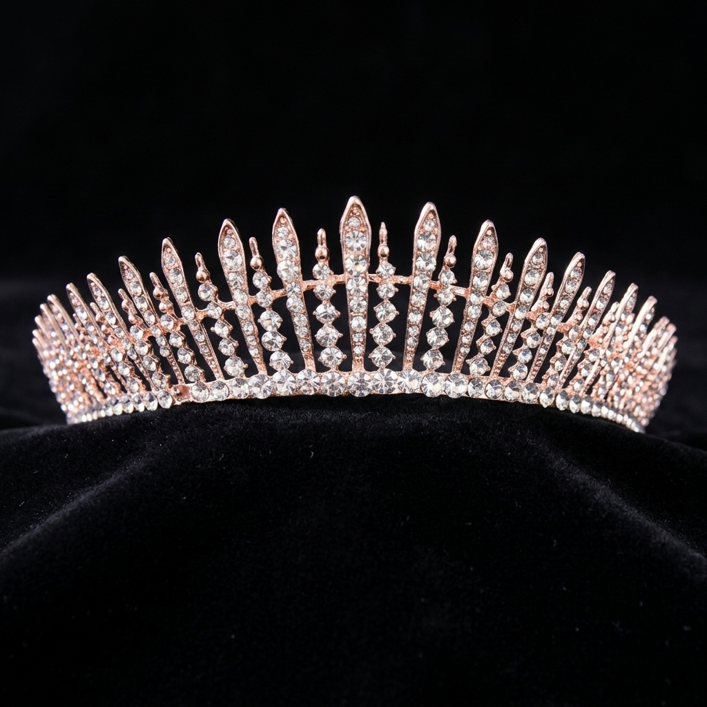Bridal Crystal-Crown Headband  - Women'S Hair Accessories Wedding recension och pris